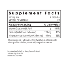 Buffered Vitamin C Capsules – Gentle, Gradual-Release Immune & Collagen Support