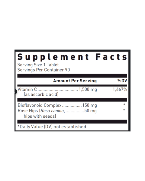 Vitamin C 1500mg Time Release Immune Support