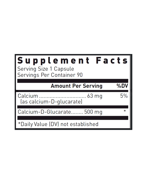 Calcium D-Glucarate – Detox & Hormone Support
