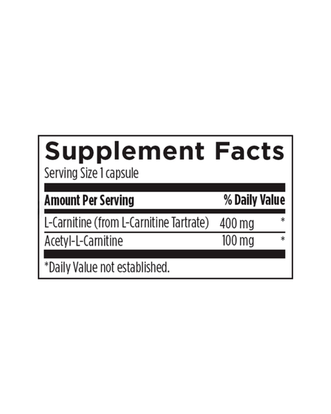 Carnitine Synergy™ – L-Carnitine & Acetyl-L-Carnitine Blend for Energy, Metabolism & Cellular Support