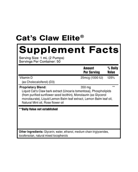 Cat’s Claw Elite Immune Support Liquid