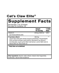 Cat’s Claw Elite Immune Support Liquid