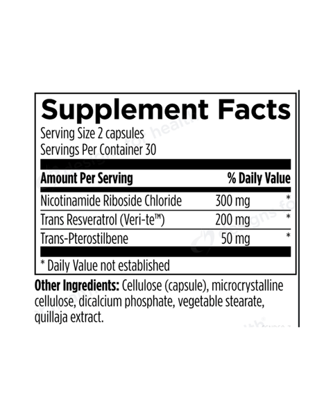 CellGuard-NR™ – Nicotinamide Riboside, Resveratrol & Pterostilbene for Cellular Health
