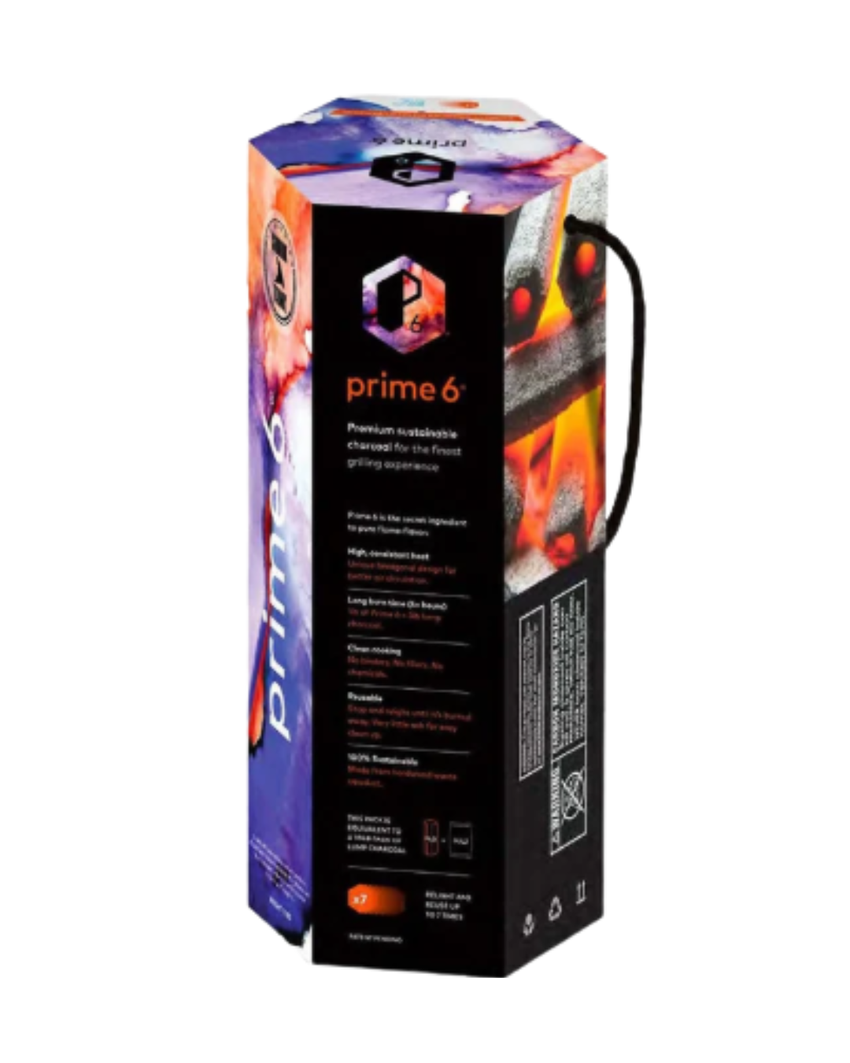 Prime 6 Reusable Charcoal 9 LB | Long-Burning