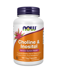 Choline & Inositol Capsules – Brain, Nerve & Liver Support | B-Vitamin Complex | Daily Wellness Supplement