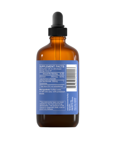 Liquid Chromium Trace Mineral Drops