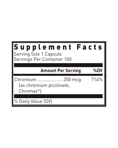 Chromium Picolinate 250mcg Blood Sugar Support
