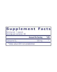 CoQ10 120 mg – Cellular Energy & Cardiovascular Support