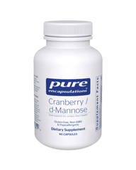 Cranberry + D-Mannose Capsules for Urinary Tract Support – Vegan Formula