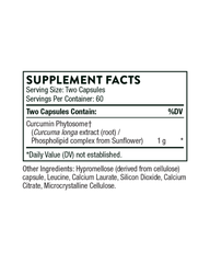 Curcumin Phytosome 1,000 mg – Joint, Muscle & Inflammatory Support (NSF Certified for Sport®)