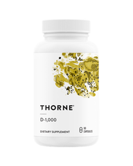 Vitamin D-1,000 IU (D3) Capsules for Bone, Muscle, Immune, and Heart Support