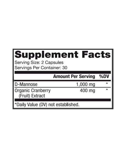 D-Mannose & Cranberry Urinary Support