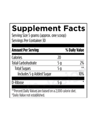 Ribose Powder – Natural Energy & Cellular Support for Heart Health and Athletic Performance