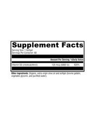 D3 5000 Vitamin D3 Immune & Bone Support