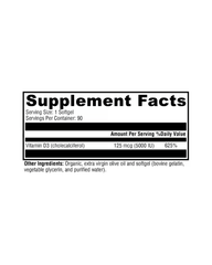 D3 5000 Vitamin D3 Immune & Bone Support