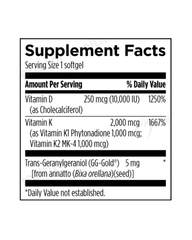 D-Evail™ 10K Vitamin D3 + K1 & K2 Softgels | High-Potency Bone & Immune Support