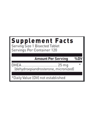 DHEA 25mg Dissolvable Hormone Tablets