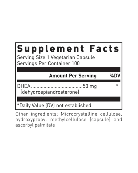 DHEA 50 mg Capsules – High-Strength Micronized Hormone Support for Endocrine Balance & Vitality