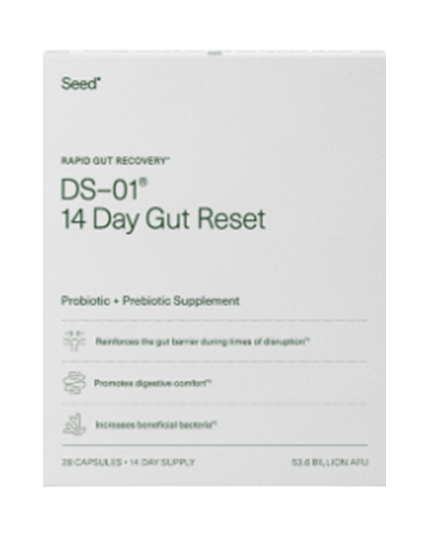 DS-01® 14 Day Gut Reset – 24-Strain Probiotic for Gut Health, Microbiome Support & Digestive Balance