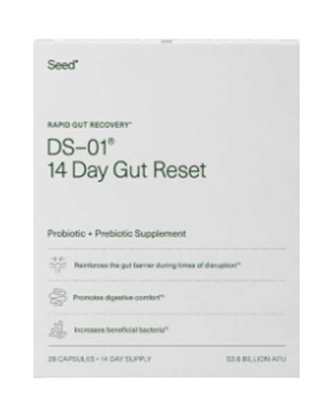 DS-01® 14 Day Gut Reset – 24-Strain Probiotic for Gut Health, Microbiome Support & Digestive Balance