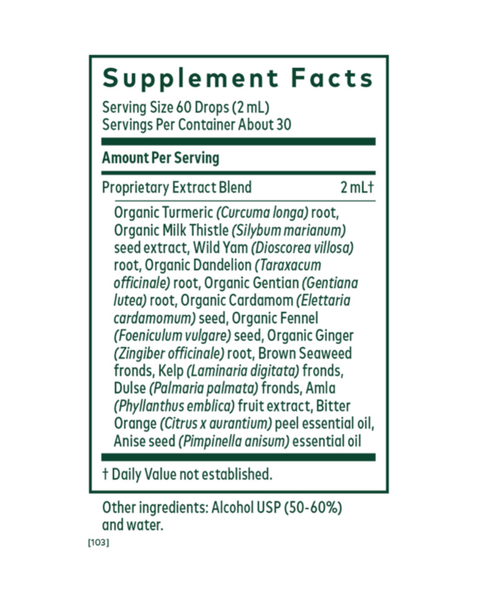 Digestive Bitters with Turmeric Digestive Support