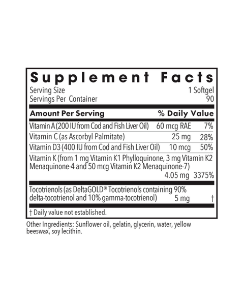 Full Spectrum Vitamin K A D E Softgel Support