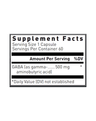 GABA 500 mg – Calm & Relaxation Support
