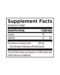 GLA 240 mg Softgels – Borage Oil for Skin Health & Hormonal Balance