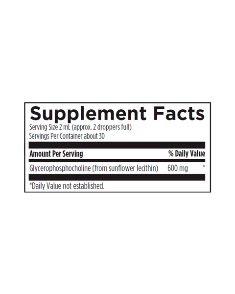 GPC Liquid | Cognitive & Choline Support Formula