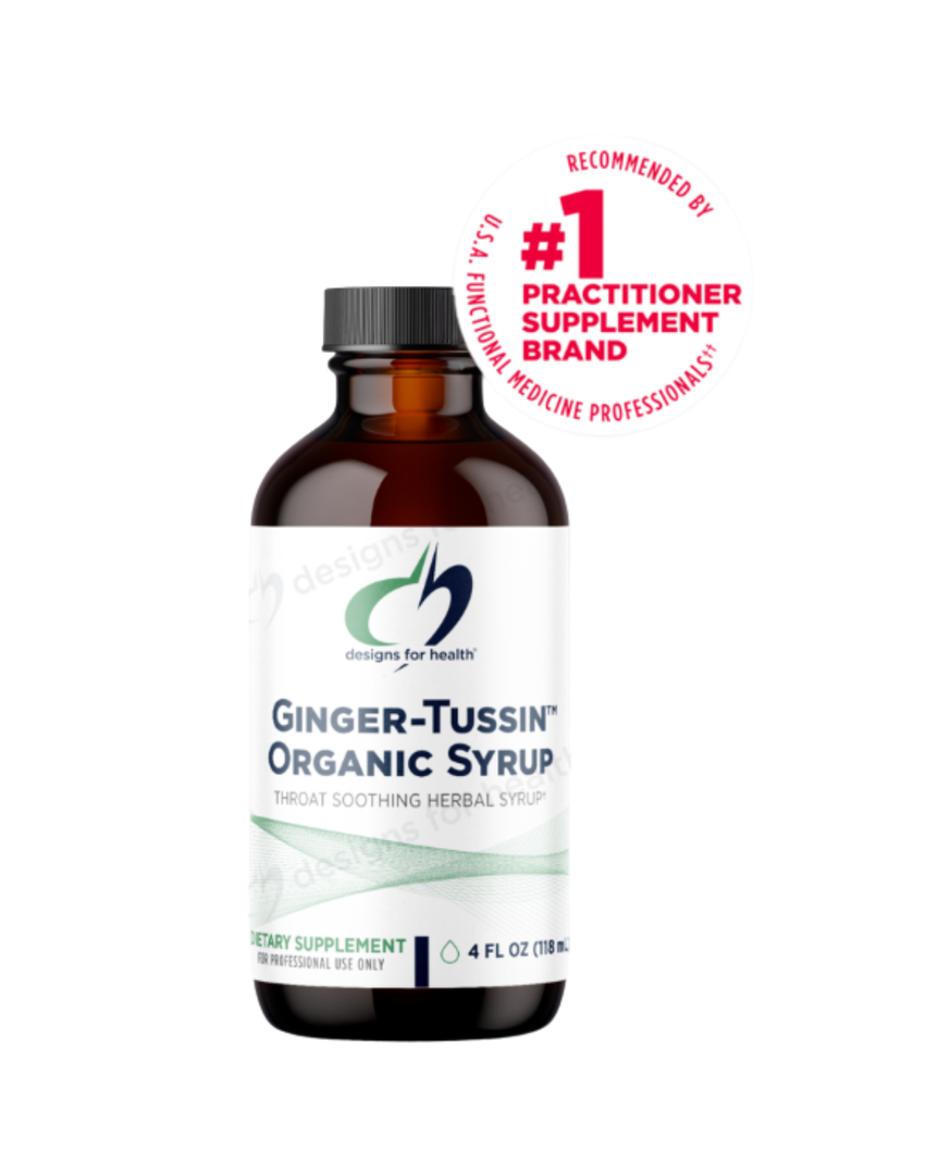 Ginger-Tussin™ Organic Syrup – Herbal Support for Throat & Occasional Cough