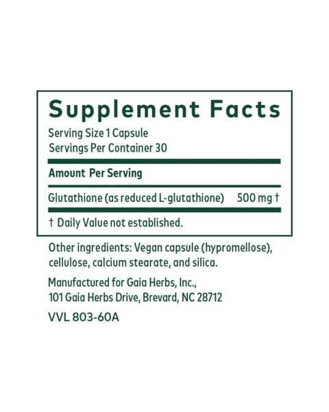 Glutathione 500 Antioxidant Support