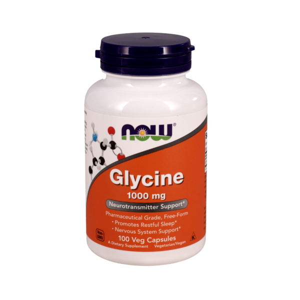 Glycine 1,000 mg – Sleep Support, Nervous System & Amino Acid Health (Vegetarian Capsules)