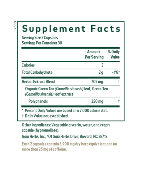 Green Tea Antioxidant Support Capsules