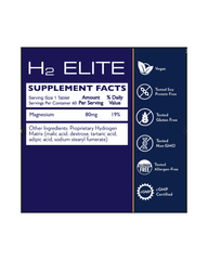 H2 Elite Molecular Hydrogen Tablets