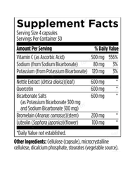 HistaEze™ – Immune Balance & Histamine Support Supplement | Quercetin, Nettle, Vitamin C, Bromelain