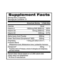 Immunoxym™ Immune Support Capsules – Probiotics, Vitamins & Enzymes for T-Regulatory Cell Health, 60 Count