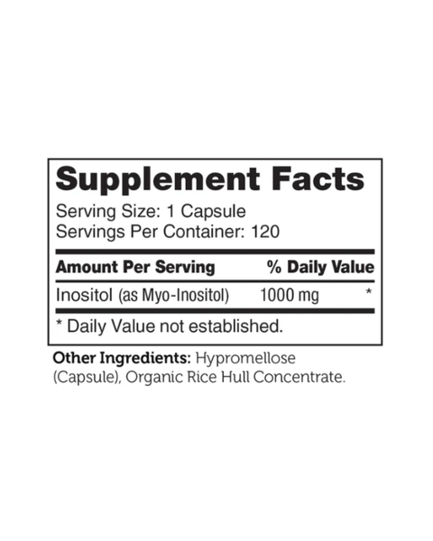 Inositol 1000 mg – Nervous System & Mood Support