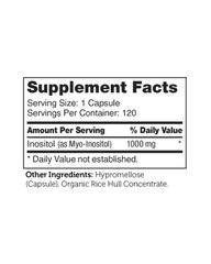 Inositol 1000 mg – Nervous System & Mood Support