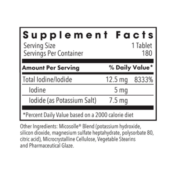 Iodoral 12.5 mg High Potency Iodine