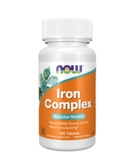 Iron Complex – Bioavailable Iron with B12, Folate & Botanicals | Non-Constipating, Vegan