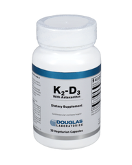 Vitamin K2-D3 with Astaxanthin – Bone & Heart Health Support, 180mcg K2 + 2,500 IU D3