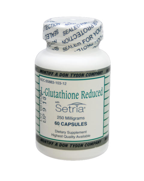 L-Glutathione Reduced 250 mg Antioxidant Support