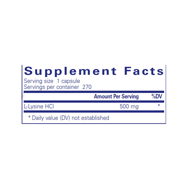 L-Lysine – Immune & Tissue Support