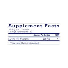 L-Lysine – Immune & Tissue Support
