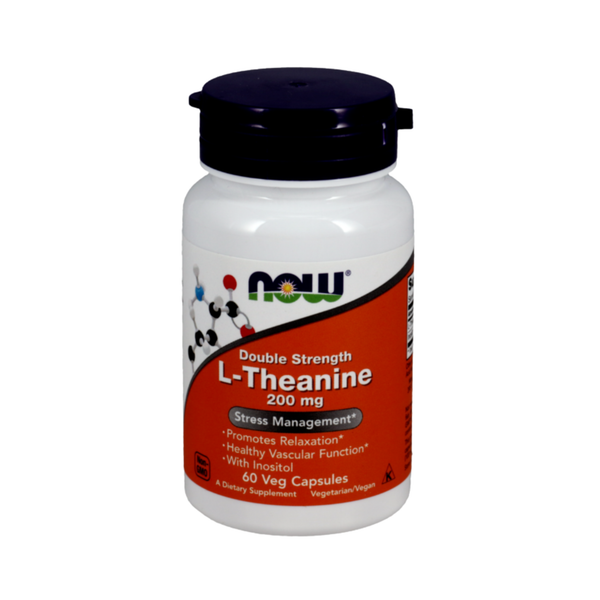 L-Theanine 200 mg with Inositol – Relaxation, Focus & Vascular Support (Double Strength)