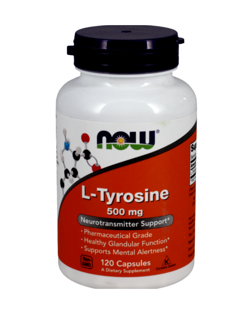 L-Tyrosine 500mg Capsules – Supports Mental Alertness, Mood & Thyroid Function | Pharmaceutical Grade