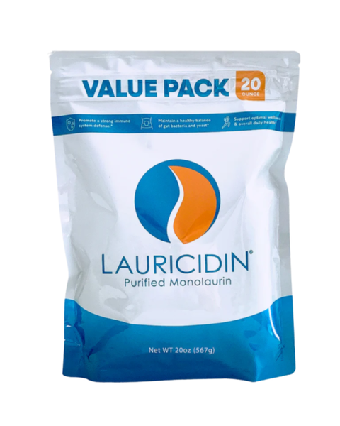 Lauricidin® Monolaurin Pellets – Immune & Digestive Support Bag (3000mg per Teaspoon, 2–3 Month Supply)