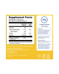 Lemon Collagen Peptides Protein Powder
