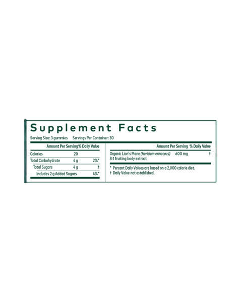 Lion's Mane PRO Brain Support Gummies