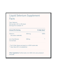 Liquid Selenium Trace Mineral Drops